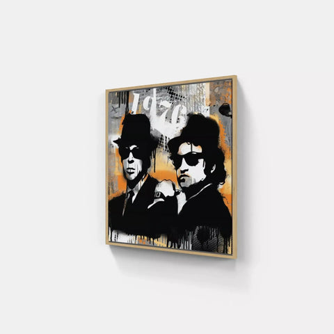 The beatles art print on canvas