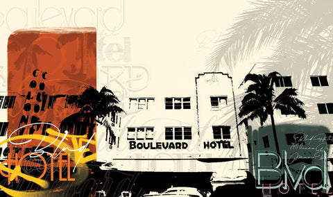 Boulevard Hotel by Niack | Distinctive Home Decor | Handmade Aluminium Artworks | Shop now from A$2,290