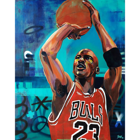 Michael michael jordan painting