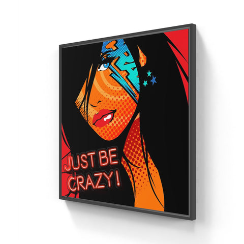 Just be Crazy by Monika Nowak | Distinctive Home Decor | Handmade Aluminium Artworks | Shop now from A$245