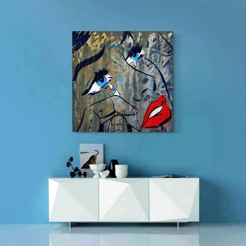 Crying N°1 by Mr Oreke | Distinctive Home Decor | Handmade Canvas Artworks | Shop now from A$110