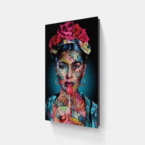 Frida Kaboom by Monika Nowak | Distinctive Home Decor | Handmade Aluminium Artworks | Shop now from A$290