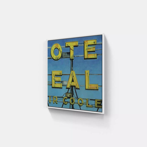 A painting on a wall with the words’vote ’