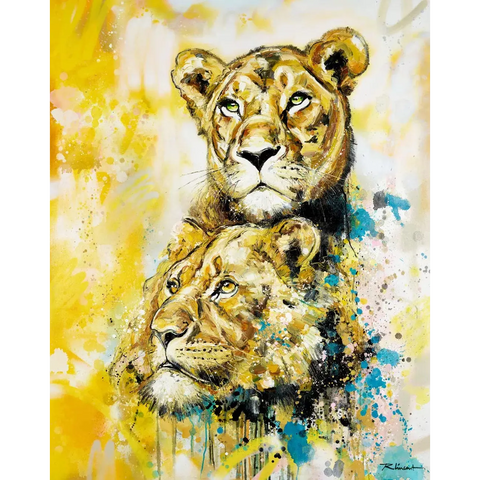 Lion and cub - limited edition