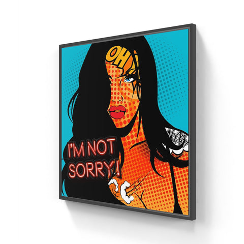 I’m not Sorry by Monika Nowak | Distinctive Home Decor | Handmade Aluminium Artworks | Shop now from A$245