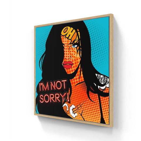 I’m not Sorry by Monika Nowak | Distinctive Home Decor | Handmade Aluminium Artworks | Shop now from A$245