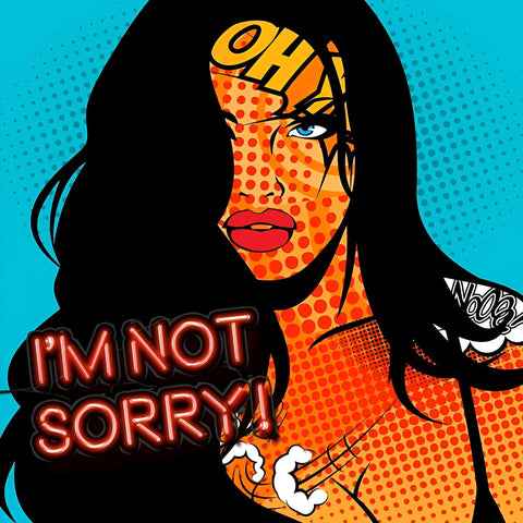 I’m not Sorry by Monika Nowak | Distinctive Home Decor | Handmade Aluminium Artworks | Shop now from A$245