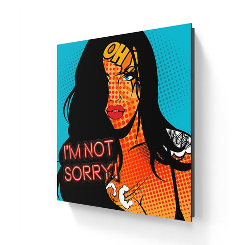 I’m not Sorry by Monika Nowak | Distinctive Home Decor | Handmade Aluminium Artworks | Shop now from A$245