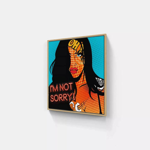 I’m not Sorry by Monika Nowak | Distinctive Home Decor | Handmade Canvas Artworks | Shop now from A$110