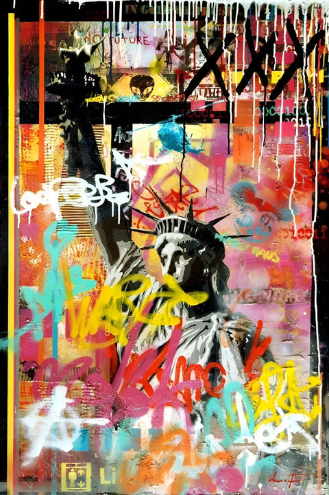 Liberty By Yan F. - Limited Edition Handcrafted Dibond® Art Prints
