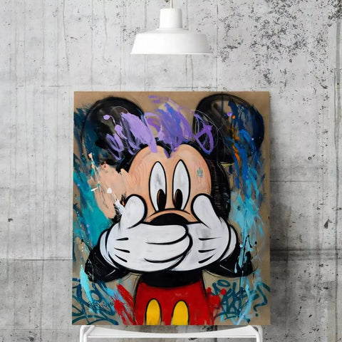 Mickey mouse graffiti art