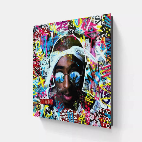 Tupac by Aiiroh | Distinctive Home Decor | Handmade Aluminium Artworks | Shop now from A$245