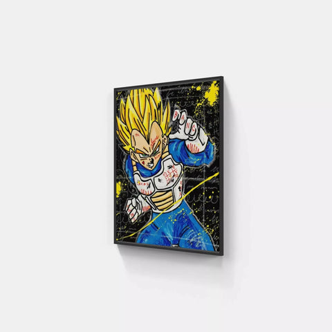 Dragon ball super vegeta acrylus canvas