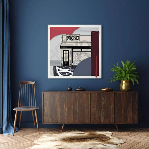 Barber Shop by Niack | Distinctive Home Decor | Handmade Canvas Artworks | Shop now from A$90