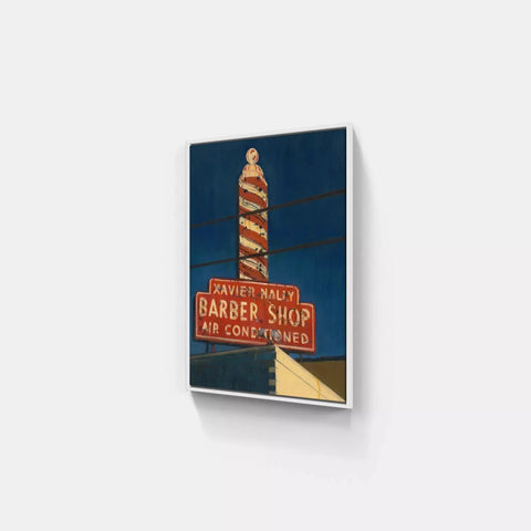 Barber Shop by Pierre Riollet | Distinctive Home Decor | Handmade Canvas Artworks | Shop now from A$240