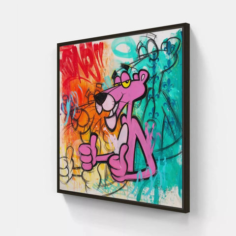 Pink Thumbs by Mr Oreke - Limited Edition Handcrafted Dibond® Art Prints